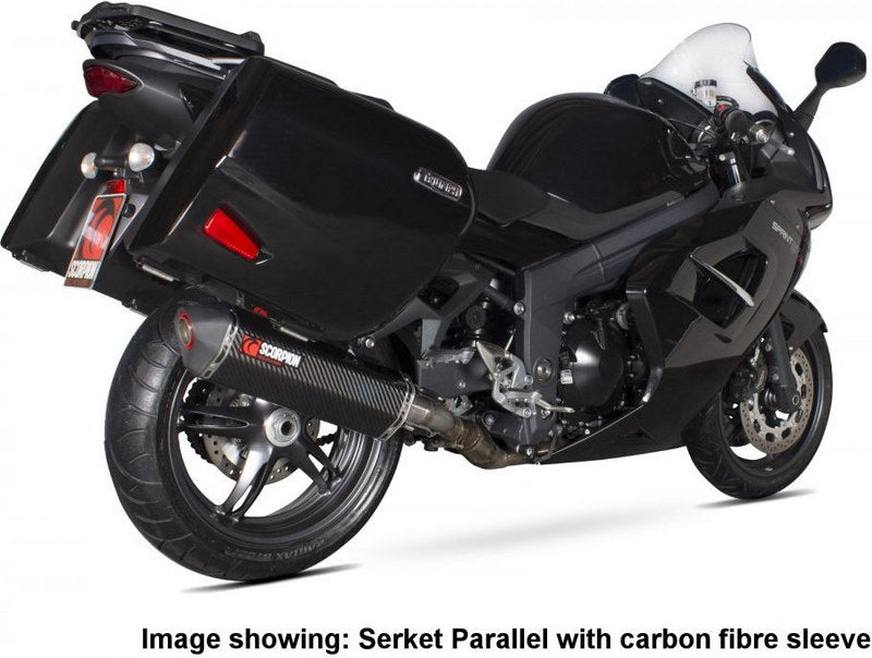 Scorpion Mufflers Serket Parallel Slip-on Titanium Sleeve | RTR74TEO