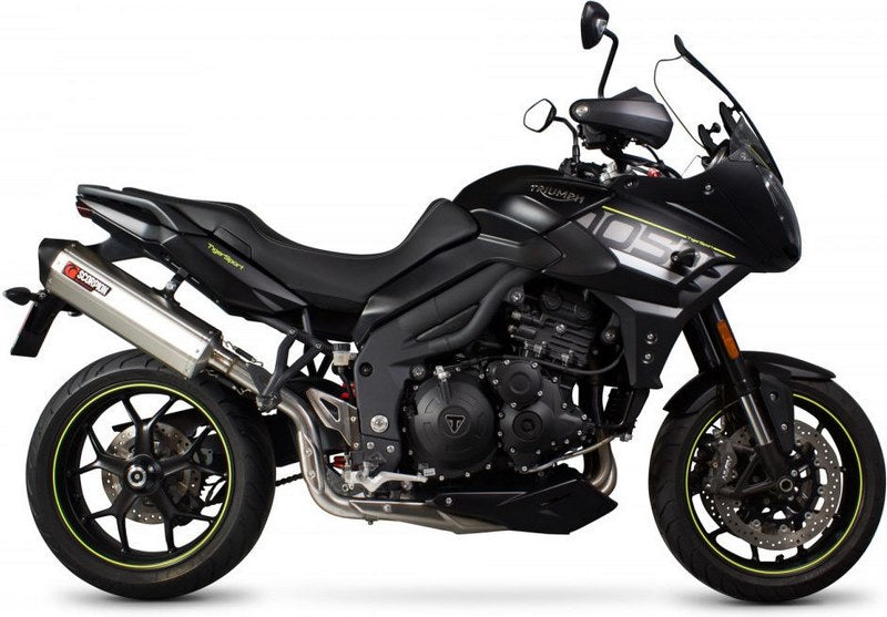 Scorpion Mufflers Serket Parallel Slip-on Brushed Stainless Steel Sleeve | RTR78SEO