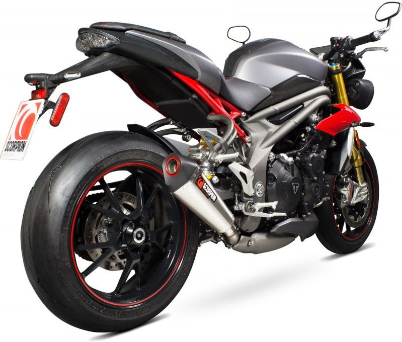 Scorpion Mufflers Serket Taper Slip-on Brushed Stainless Steel Sleeve | RTR84SESEO