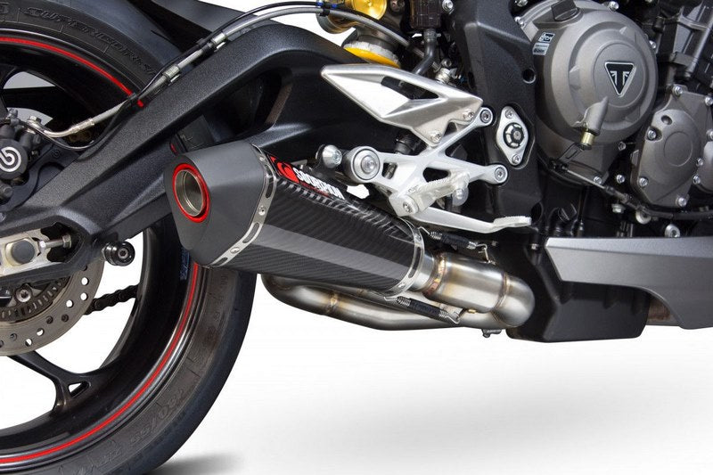 Scorpion Mufflers Serket Taper Slip-on Carbon Fibre Sleeve | RTR87CEO