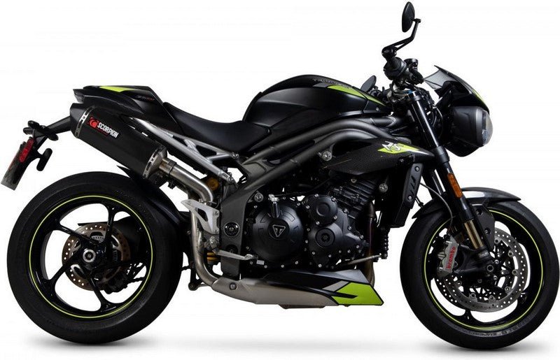 Scorpion Mufflers Serket Parallel Slip-on (Pair) Black Ceramic Coated Sleeve (NON EU HOMOLOGATED) | RTR88BCER