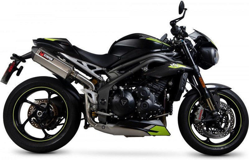 Scorpion Mufflers Serket Parallel Slip-on (Pair) Brushed Stainless Steel Sleeve (NON EU HOMOLOGATED) | RTR88SEO
