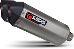 Scorpion Mufflers Serket Parallel Slip-on (Pair) Brushed Stainless Steel Sleeve (NON EU HOMOLOGATED) | RTR88SEO