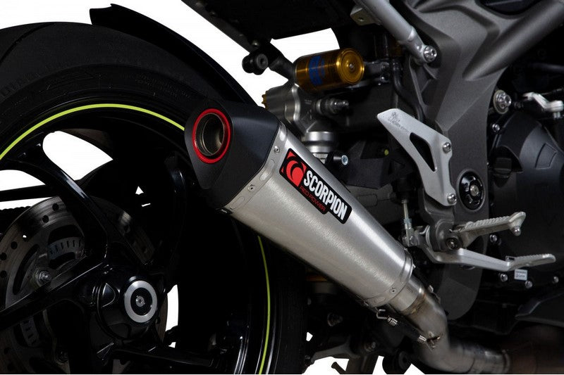 Scorpion Mufflers Serket Taper Slip-on Brushed Stainless Steel Sleeve (NON EU HOMOLOGATED) | RTR88SESEO