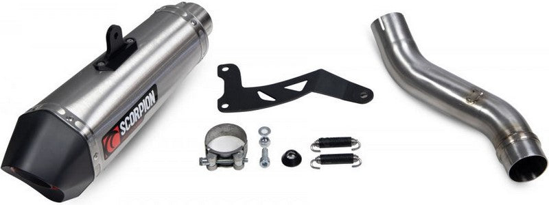 Scorpion Mufflers Serket Taper Slip-on Brushed Stainless Steel Sleeve (NON EU HOMOLOGATED) | RTR88SESEO