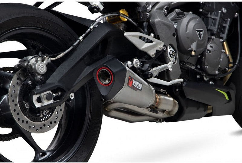 Scorpion Mufflers Serket Taper Slip-on Brushed Stainless Steel Sleeve | RTR89SEO