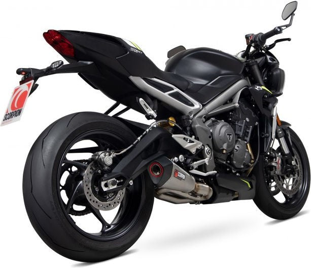 Scorpion Mufflers Serket Taper Slip-on Brushed Stainless Steel Sleeve | RTR89SEO