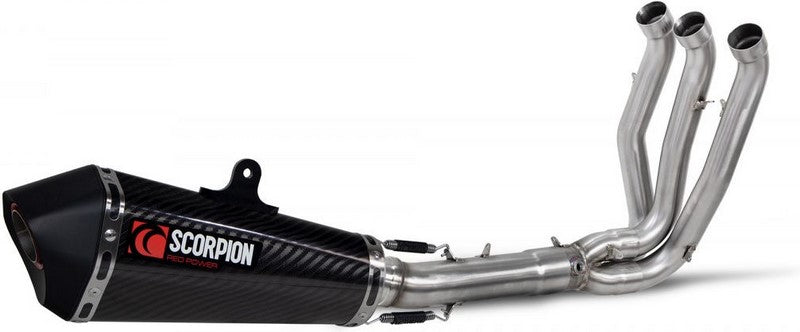 Scorpion Mufflers Serket Taper Full System Carbon Fibre Sleeve (NON EU HOMOLOGATED) | RTR91SYSCEO