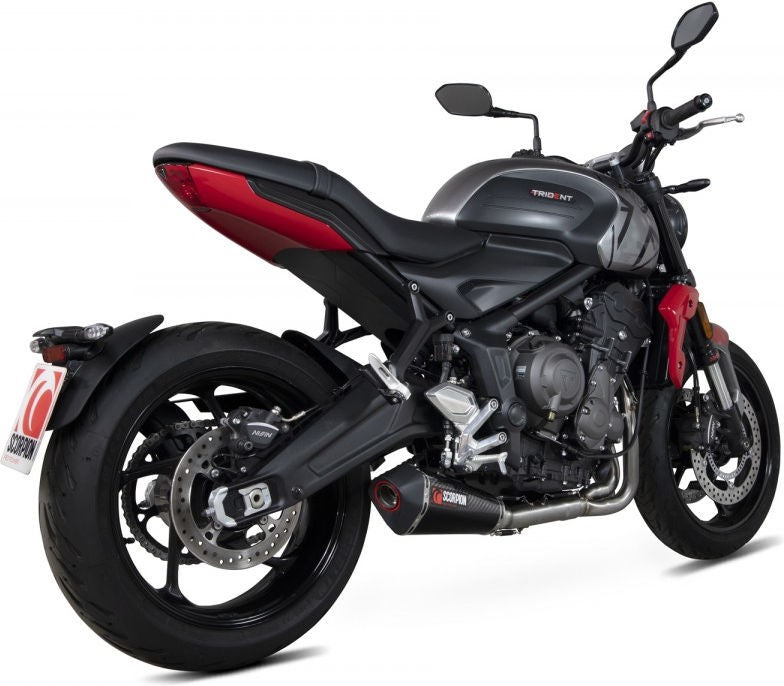 Scorpion Mufflers Serket Taper Full System Carbon Fibre Sleeve (NON EU HOMOLOGATED) | RTR91SYSCEO