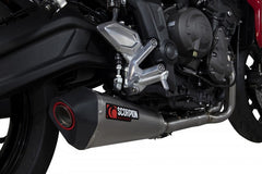 Scorpion Mufflers Serket Taper Full System Titanium Sleeve (NON EU HOMOLOGATED) | RTR91SYSTEO