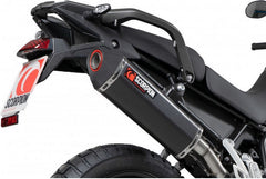 Scorpion Mufflers Serket Parallel Slip-on Black Ceramic Coated Sleeve. Fits with panniers | RTR92BCER