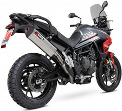Scorpion Mufflers Serket Parallel Slip-on Brushed Stainless Steel Sleeve. Fits with panniers | RTR92SEO