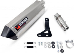 Scorpion Mufflers Serket Parallel Slip-on Titanium Sleeve. Fits with panniers | RTR92TEO