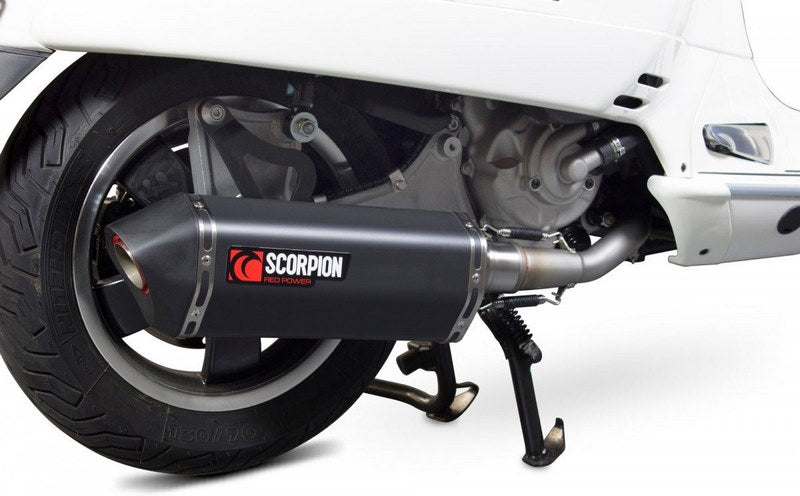 Scorpion Mufflers Serket Parallel Full System Black Ceramic Coated Sleeve | RVE211BCER