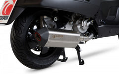 Scorpion Mufflers Serket Parallel Full System Brushed Stainless Steel Sleeve | RVE211SEO