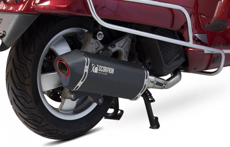 Scorpion Mufflers Serket Parallel Full System Black Ceramic Coated Sleeve | RVE213SYSBCER