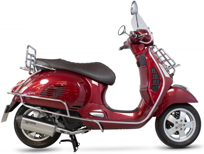 Scorpion Mufflers Serket Parallel Full System Brushed Stainless Steel Sleeve | RVE213SYSSEO