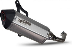 Scorpion Mufflers Serket Parallel Slip-on Brushed Stainless Steel Sleeve | RVE217SEO
