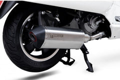 Scorpion Mufflers Serket Parallel Slip-on Brushed Stainless Steel Sleeve | RVE218SEO