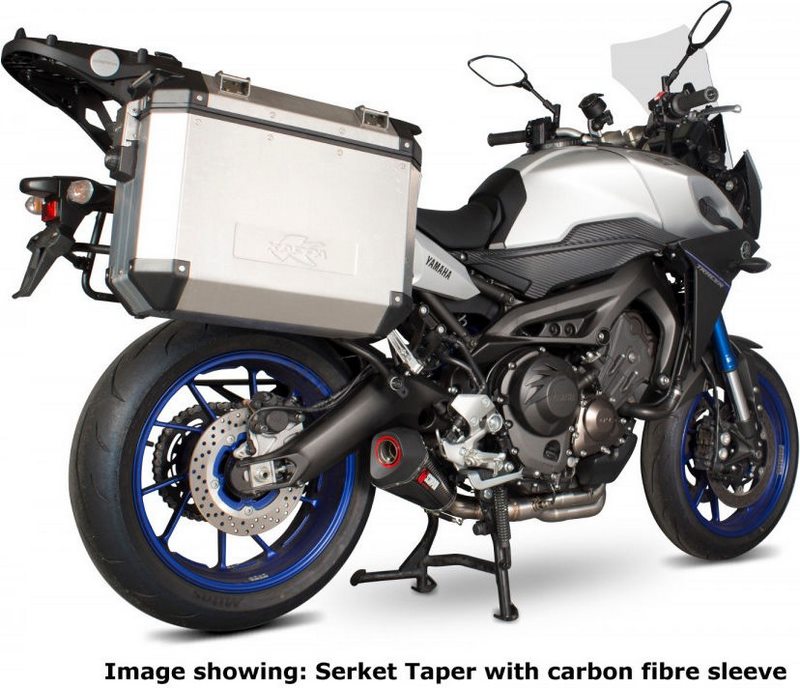 Scorpion Mufflers Serket Taper Full System Brushed Stainless Steel Sleeve | RYA101SYSSEO