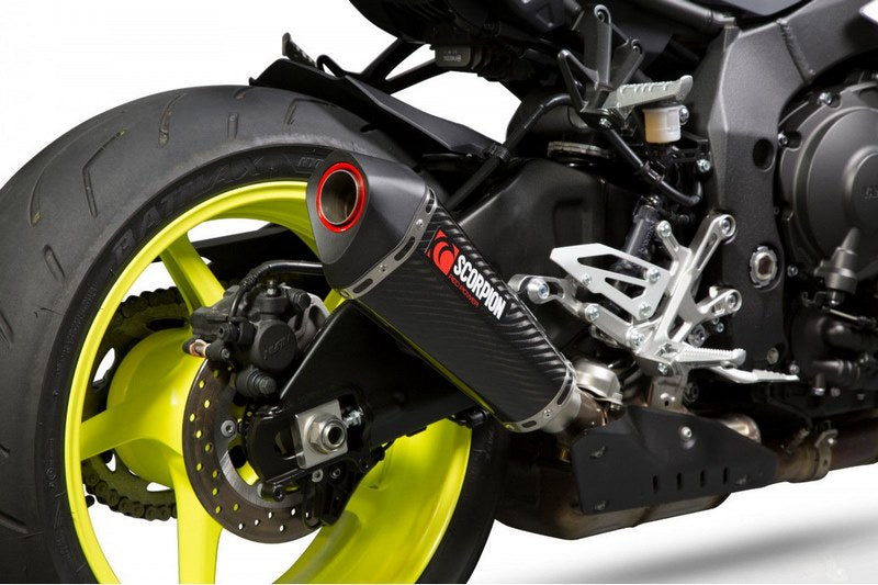 Scorpion Mufflers Serket Taper Slip-on Carbon Fibre Sleeve | RYA102CEO