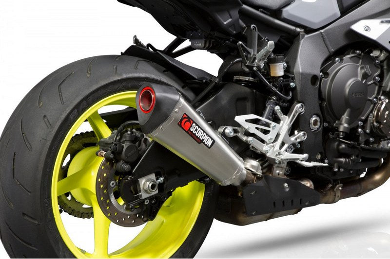 Scorpion Mufflers Serket Taper Slip-on Brushed Stainless Steel Sleeve | RYA102SEO