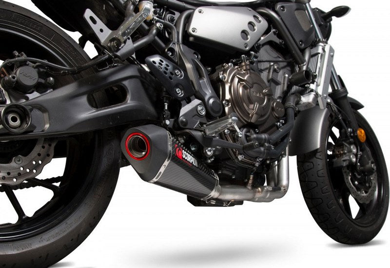 Scorpion Mufflers Serket Taper Full System Carbon Fibre Sleeve | RYA103SYSCEO
