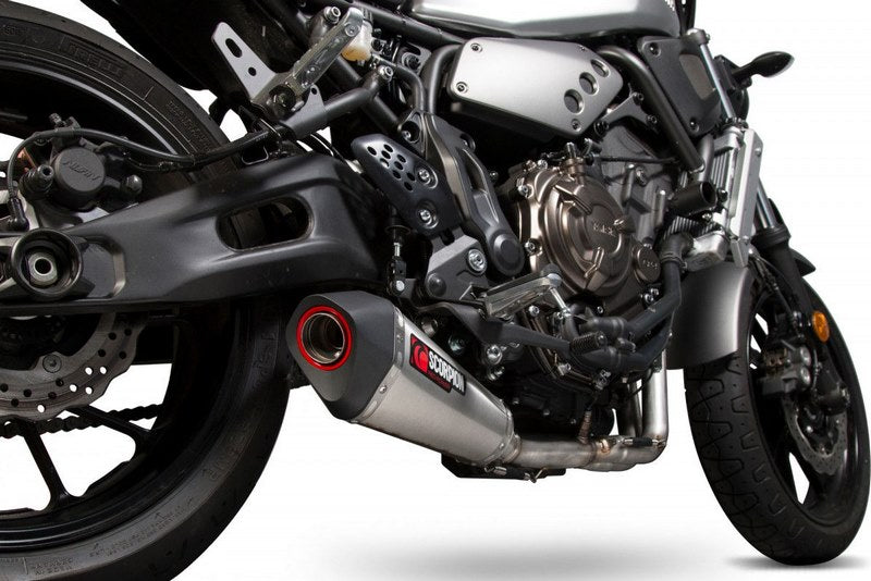 Scorpion Mufflers Serket Taper Full System Brushed Stainless Steel Sleeve | RYA103SYSSEO