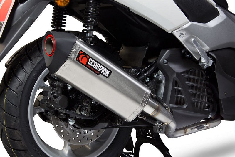 Scorpion Mufflers Serket Parallel Full System Brushed Stainless Steel Sleeve | RYA104SEO