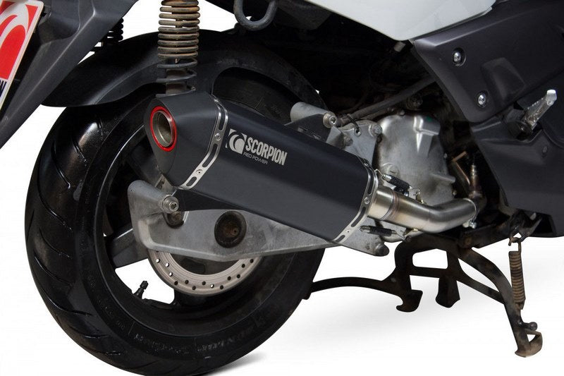Scorpion Mufflers Serket Parallel Full System Black Ceramic Coated Sleeve | RYA105BCER