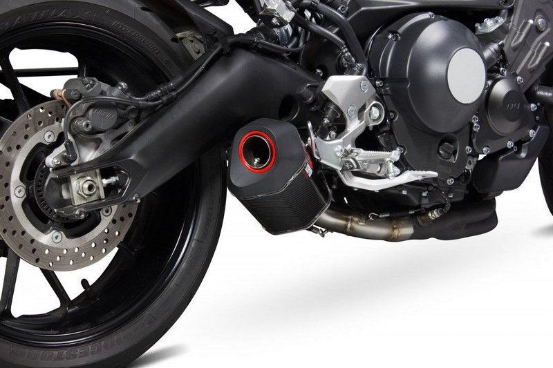 Scorpion Mufflers Serket Parallel Slip-on Carbon fibre sleeve | RYA107CEO