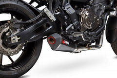 Scorpion Mufflers Serket Taper Full System Carbon Fibre Sleeve | RYA108SYSCEO