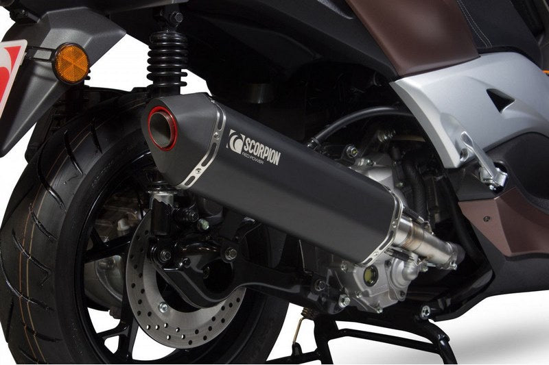 Scorpion Mufflers Serket Parallel Slip-on Black Ceramic Coated Sleeve | RYA109BCER