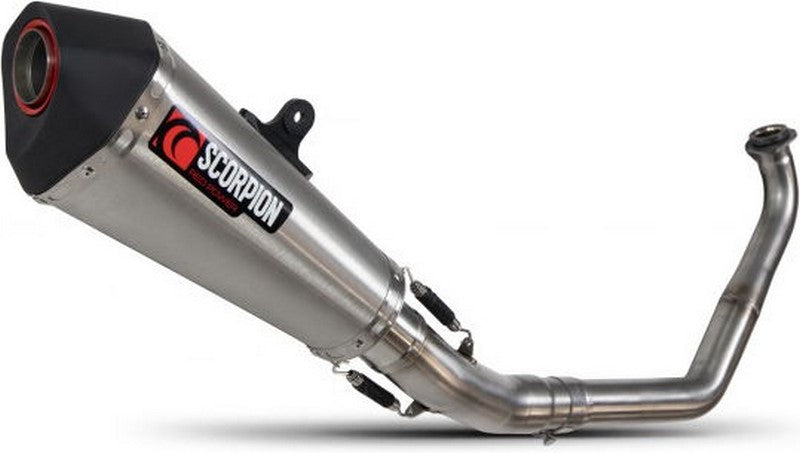 Scorpion Mufflers Serket Taper Full System Brushed Stainless Steel Sleeve | RYA113SYSSEO