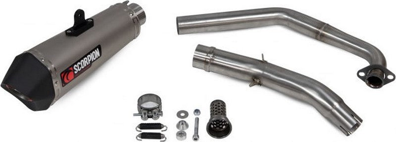 Scorpion Mufflers Serket Taper Full System Titanium Sleeve | RYA113SYSTEO