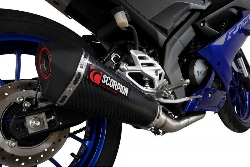Scorpion Mufflers Serket Taper Full System Carbon Fibre Sleeve (NON EU HOMOLOGATED) | RYA115SYSCEO