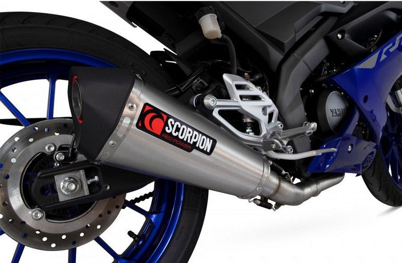 Scorpion Mufflers Serket Taper Full System Brushed Stainless Steel Sleeve | RYA115SYSSEO