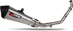 Scorpion Mufflers Serket Taper Full System Brushed Stainless Steel Sleeve | RYA115SYSSEO