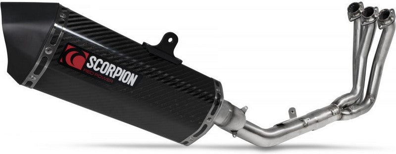 Scorpion Mufflers Serket Full System Carbon Fibre Sleeve (NON EU HOMOLOGATED) | RYA116SYSCEO