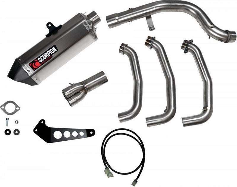 Scorpion Mufflers Serket Full System Titanium Sleeve (NON EU HOMOLOGATED) | RYA116SYSTEO