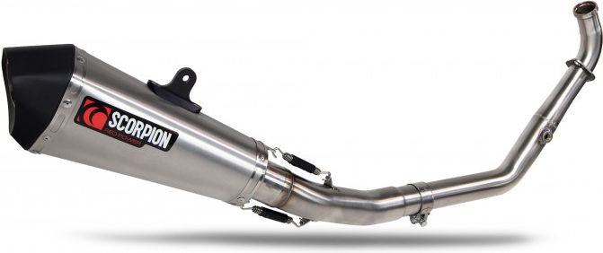 Scorpion Mufflers Serket Taper Full System Brushed Stainless Steel Sleeve | RYA117SYSSEO