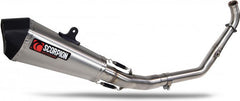 Scorpion Mufflers Serket Taper Full System Brushed Stainless Steel Sleeve | RYA117SYSSEO