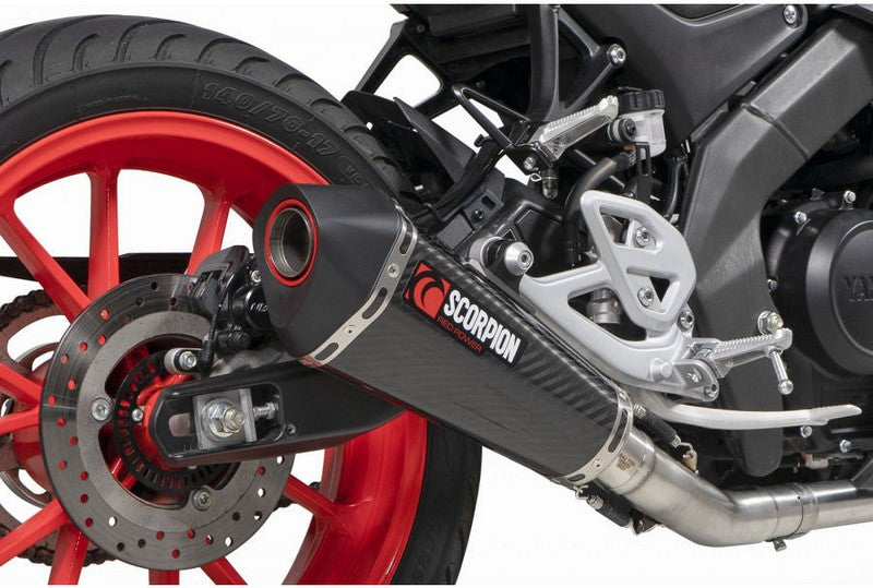 Scorpion Mufflers Serket Taper Full System Carbon Fibre Sleeve | RYA118SYSCEO