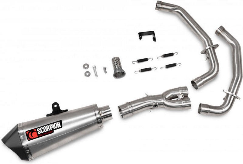 Scorpion Mufflers Serket Taper Full System Brushed Stainless Steel Sleeve | RYA123SYSSEO