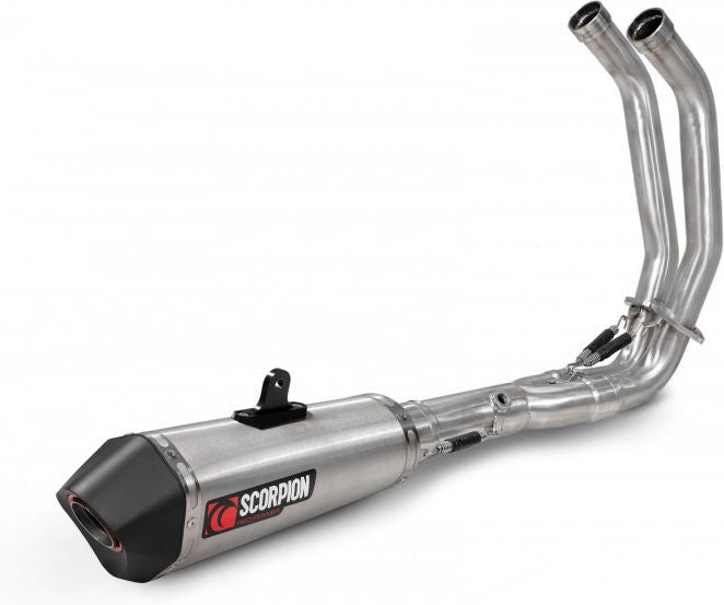 Scorpion Mufflers Serket Taper Full System Brushed Stainless Steel Sleeve | RYA123SYSSEO