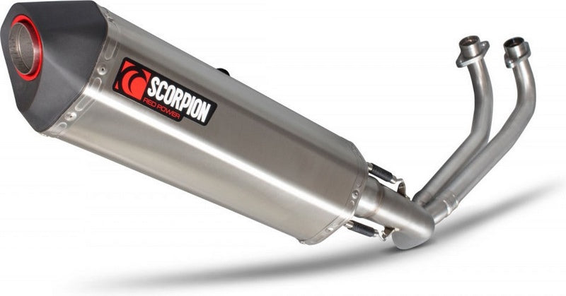 Scorpion Mufflers Serket Parallel Full System Brushed Stainless Steel Sleeve | RYA182SEO