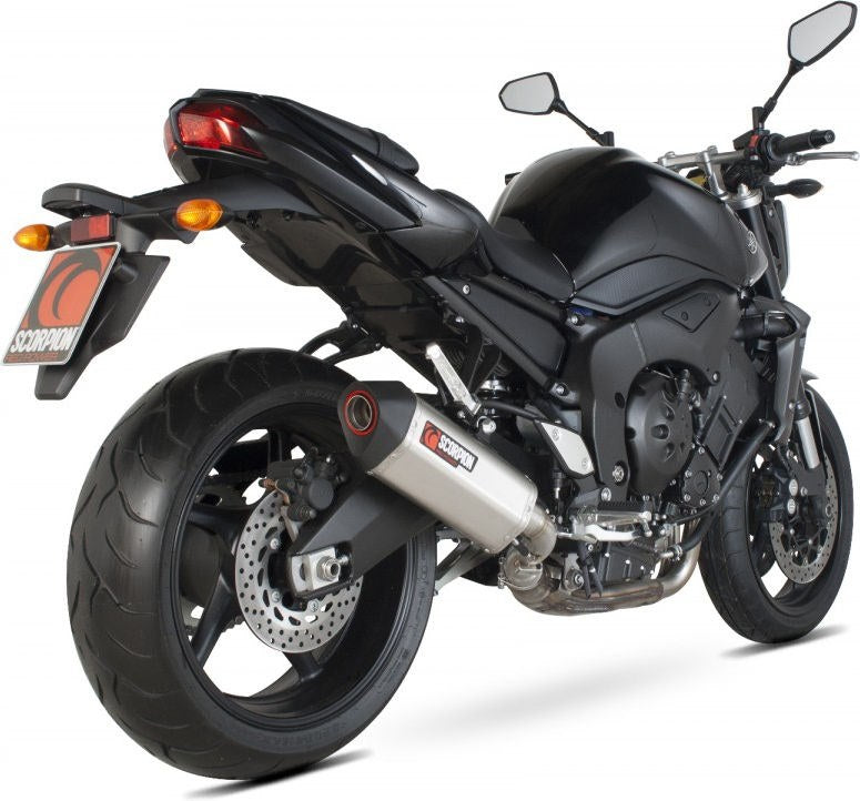 Scorpion Mufflers Serket Parallel Slip-on Brushed Stainless Steel Sleeve | RYA74SEO