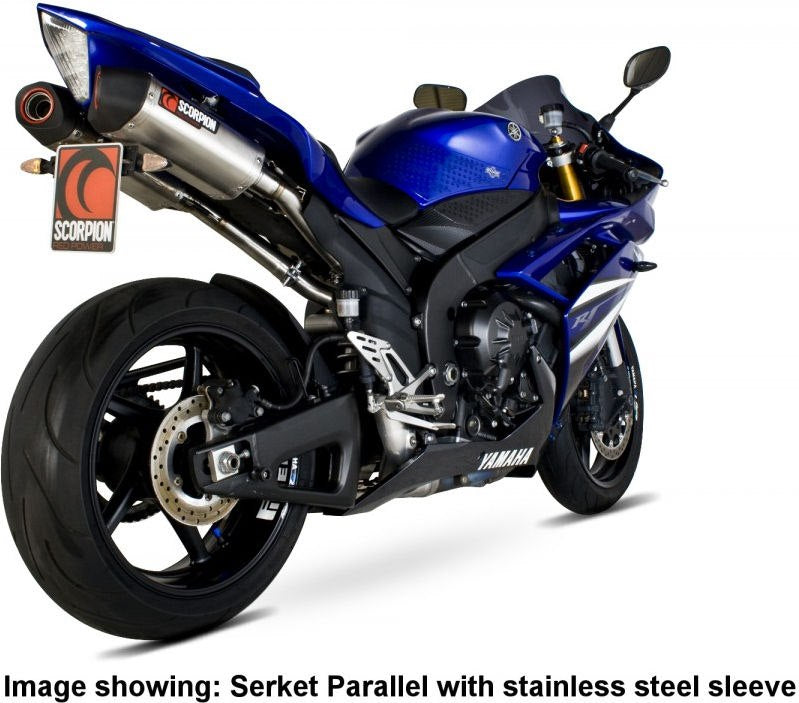 Scorpion Mufflers Serket Parallel Slip-on (Pair) Carbon Fibre Sleeve | RYA81CEO