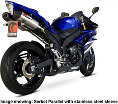 Scorpion Mufflers Serket Parallel Slip-on (Pair) Carbon Fibre Sleeve | RYA81CEO