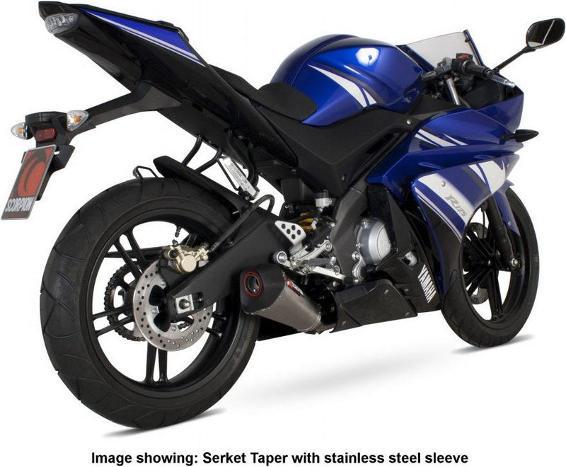 Scorpion Mufflers Serket Taper Full System Titanium Sleeve | RYA90SYSTEO